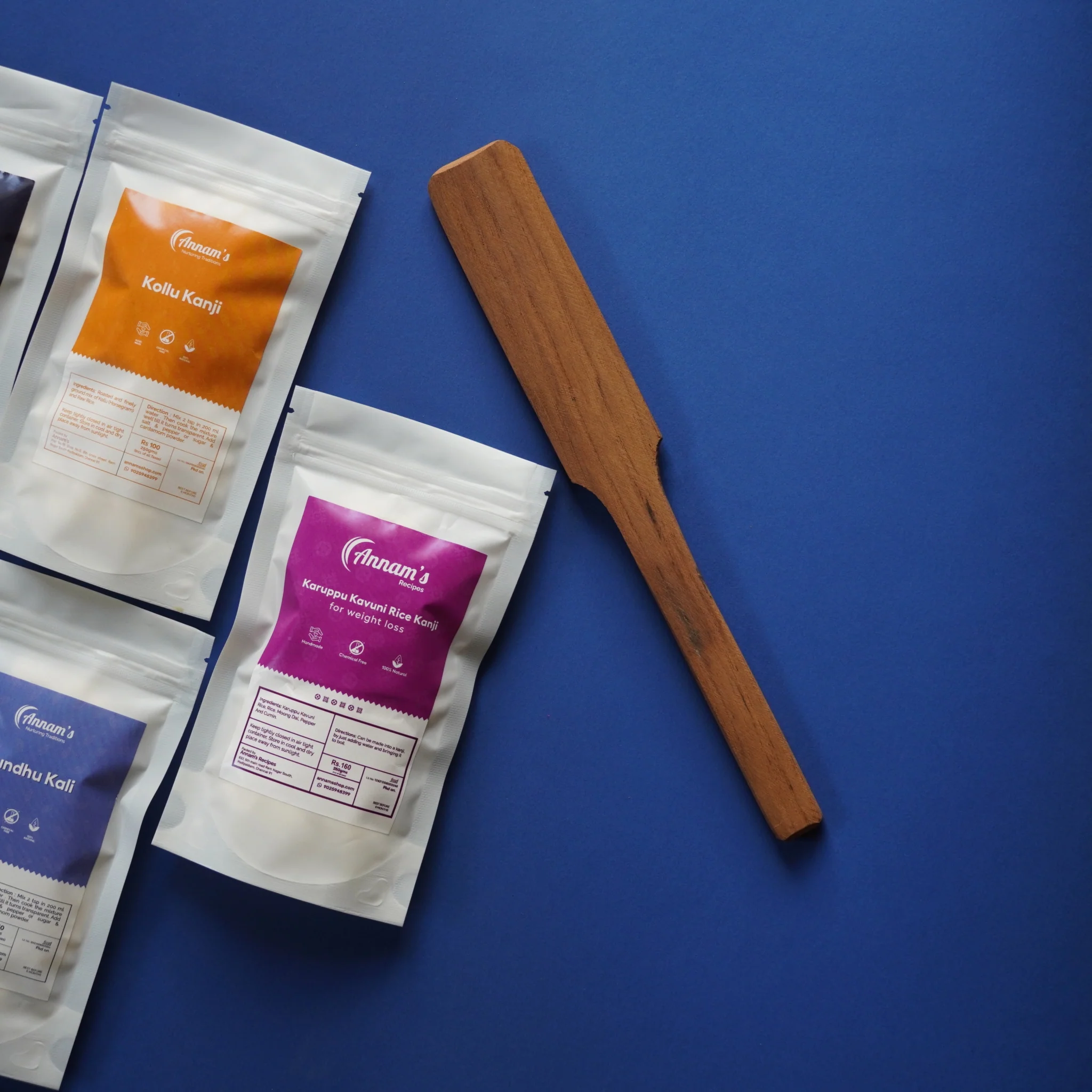 5 in 1 Kanji Pack – Breakfast Combo with Teak Wood Thuduppu - Image 6