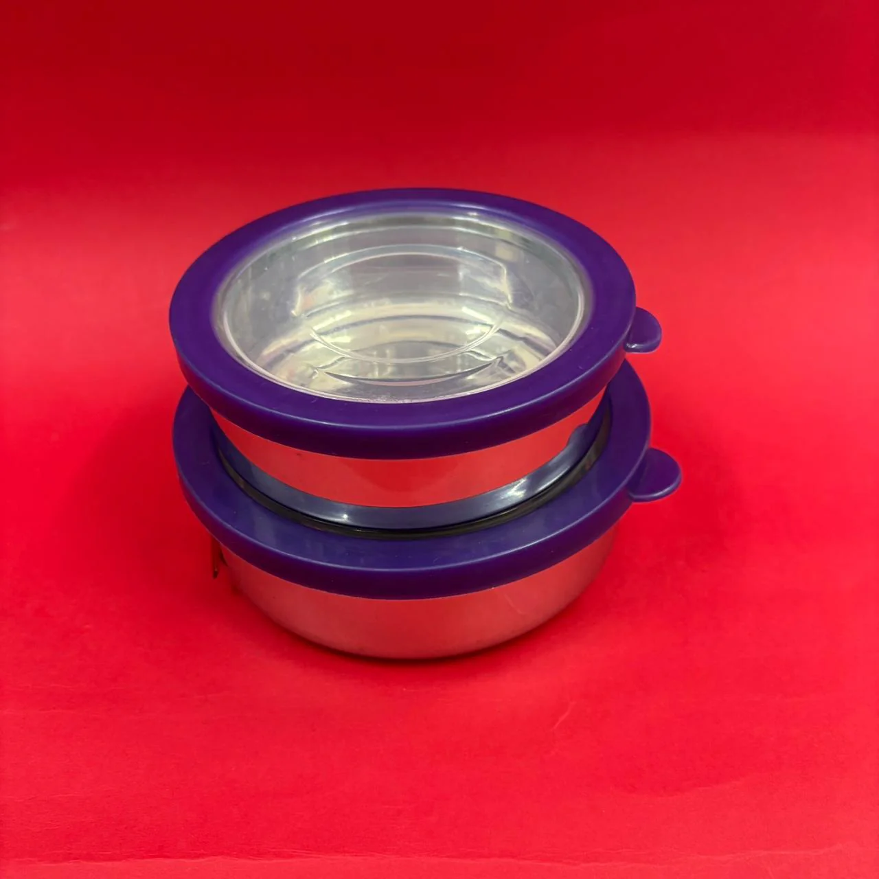 Airtight Stainless Steel Containers with See Through Lid - Image 2