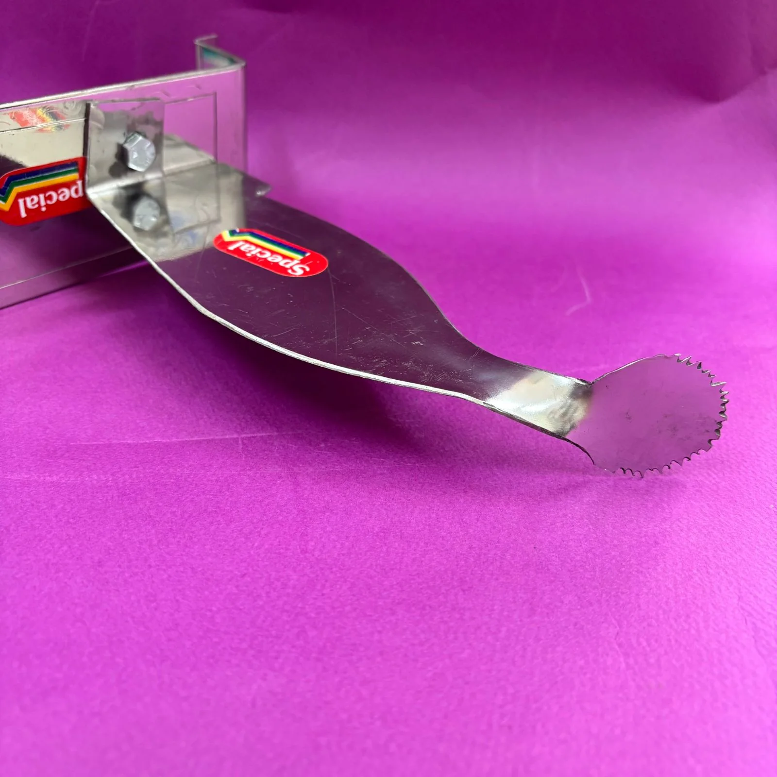 Aruvamanai in Stainless Steel – Traditional Kitchen Cutting Tool - Image 4