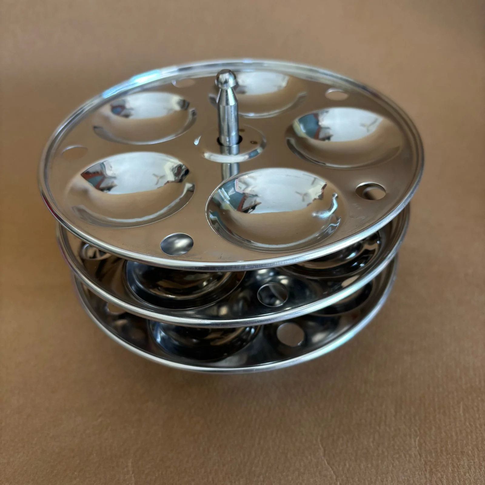 Baby Idli Stand in Stainless Steel - Image 4