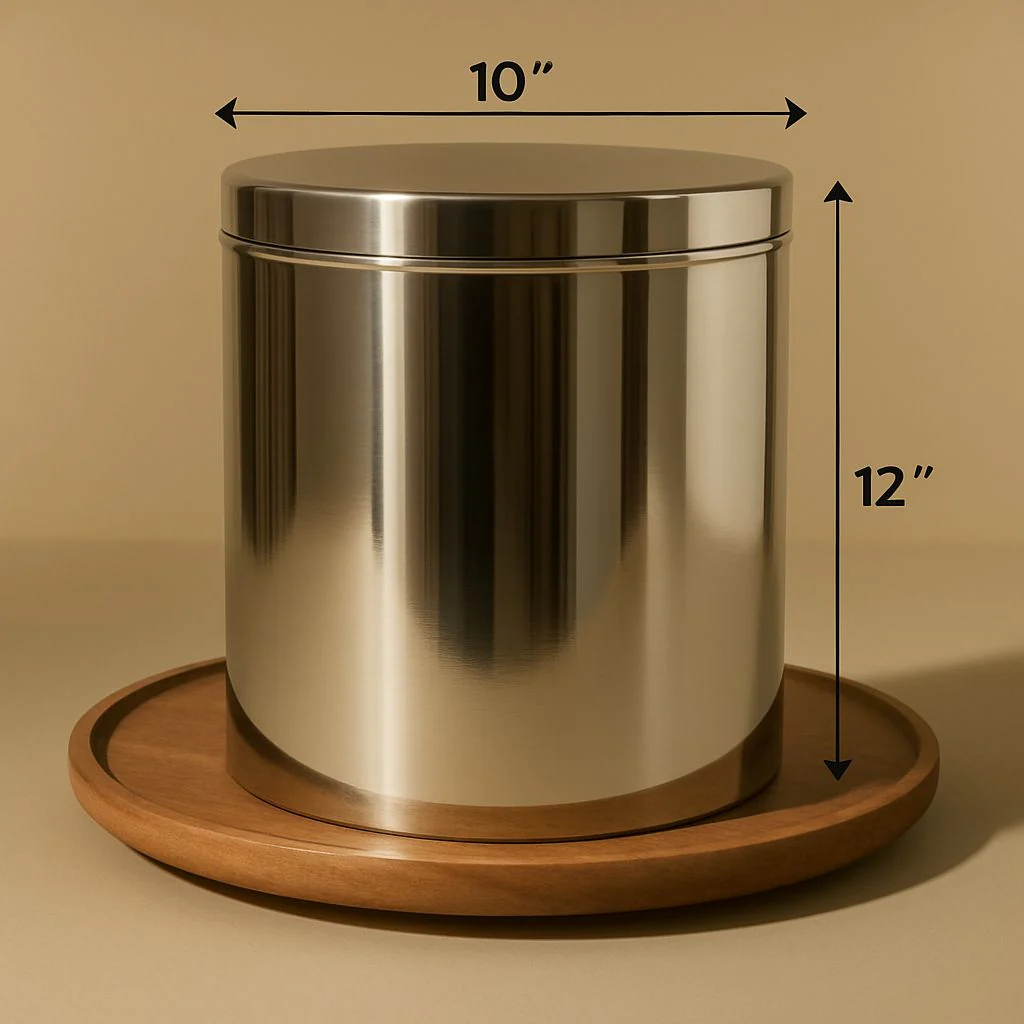 Rice Keeper Chettinad Stainless Steel Full Dabba Large - Image 3
