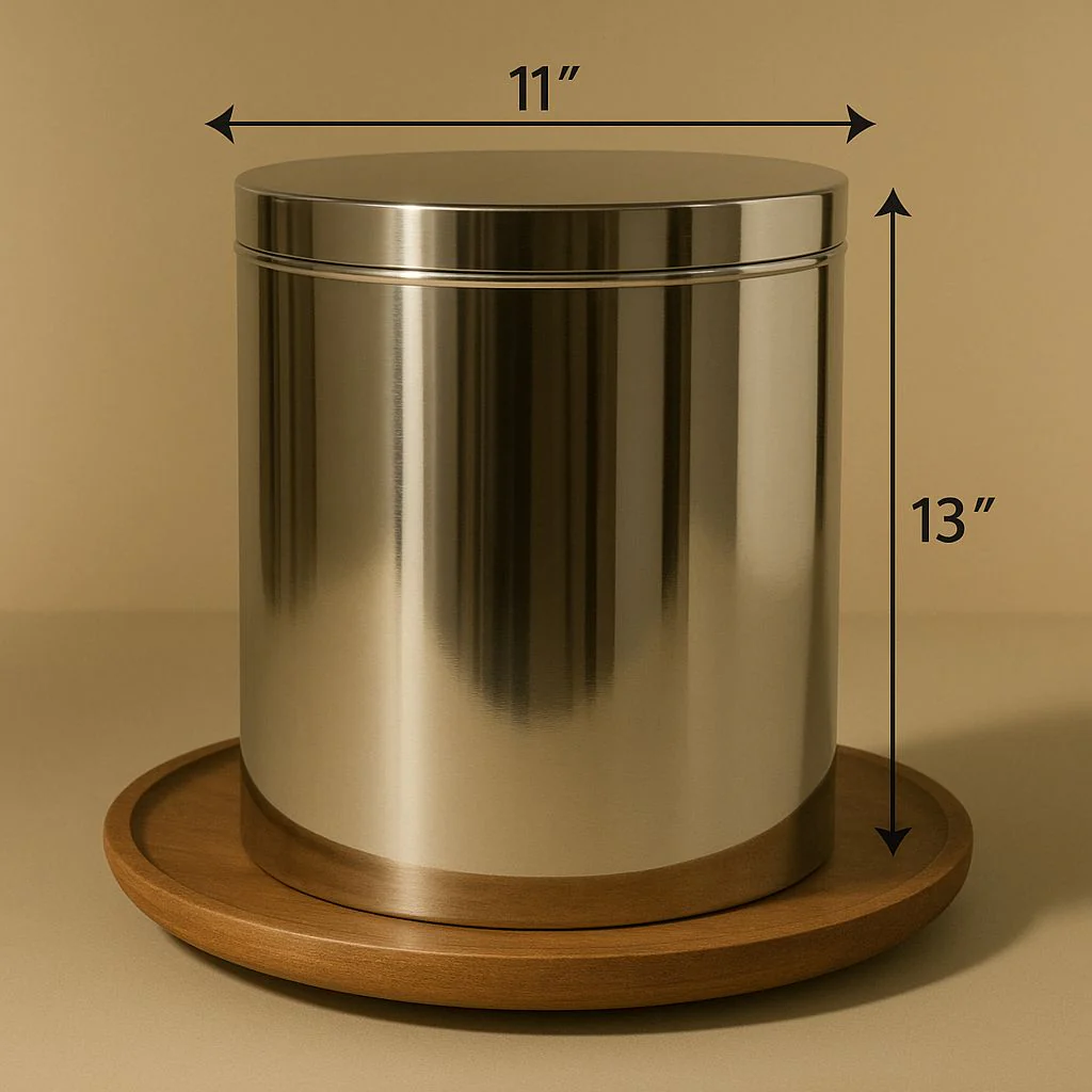 Rice Keeper Chettinad Stainless Steel Full Dabba Large - Image 4