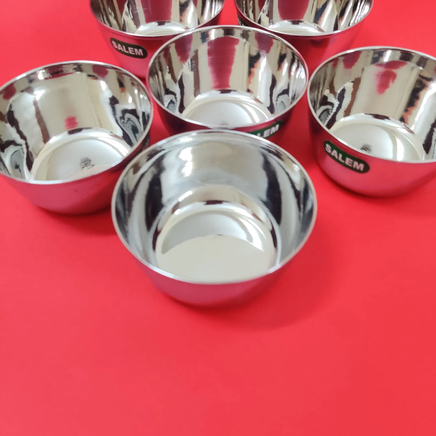Dessert Cup Stainless Steel set of 6 - Image 3