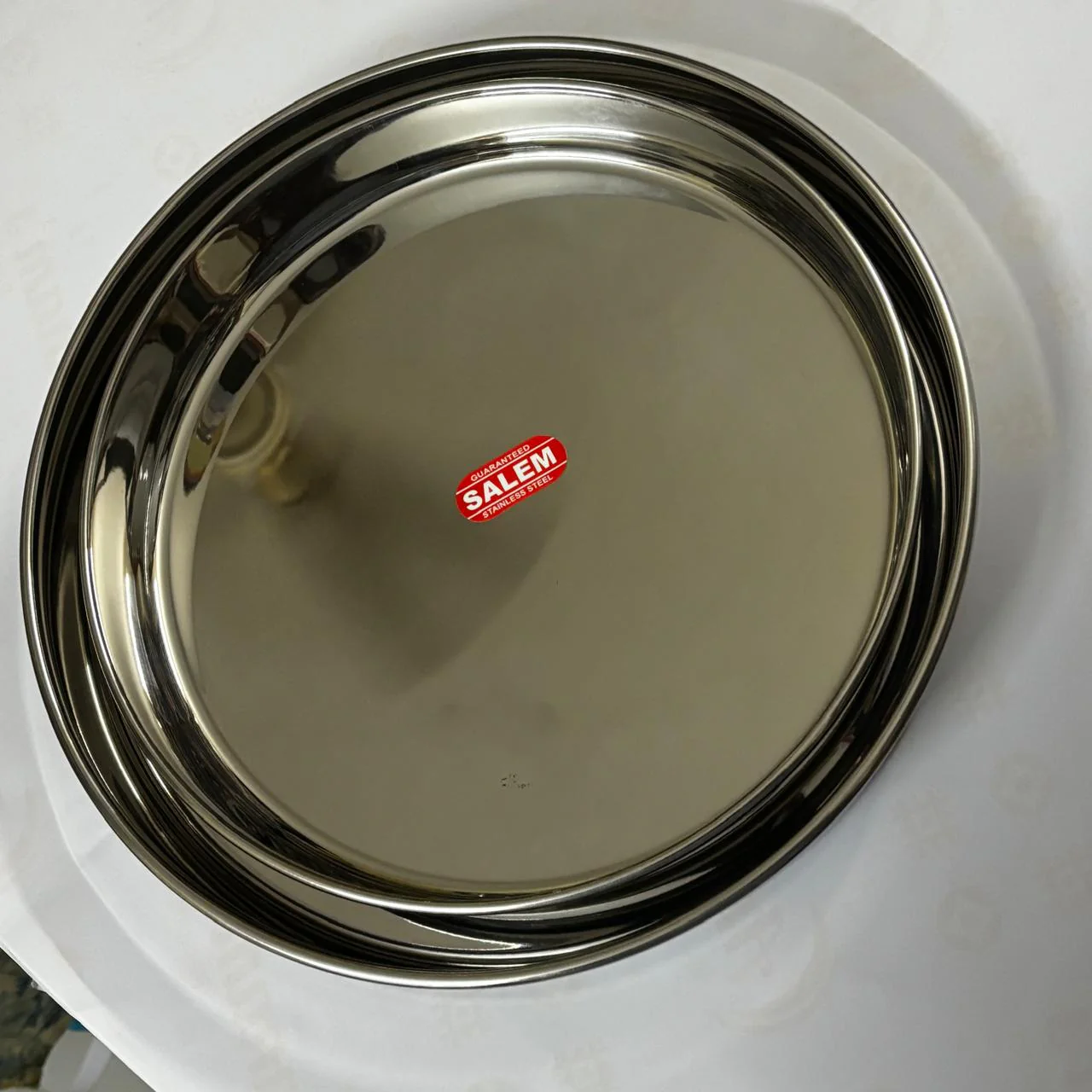 Dinner plate In Stainless Steel - Image 3