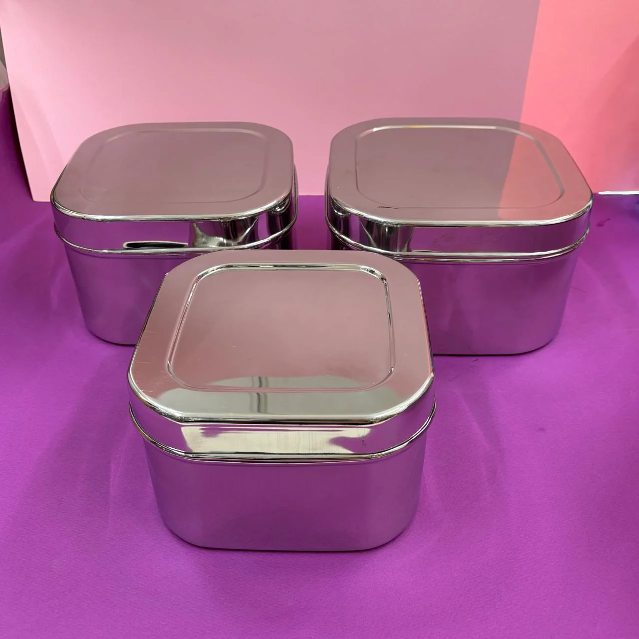 Dry Storage Square Container – Stainless Steel - Image 4