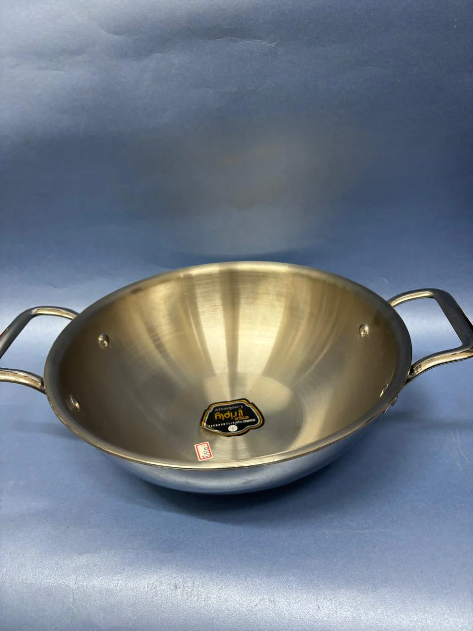 ES TriPly Kadai - Stainless Steel (Without Lid) - Image 3