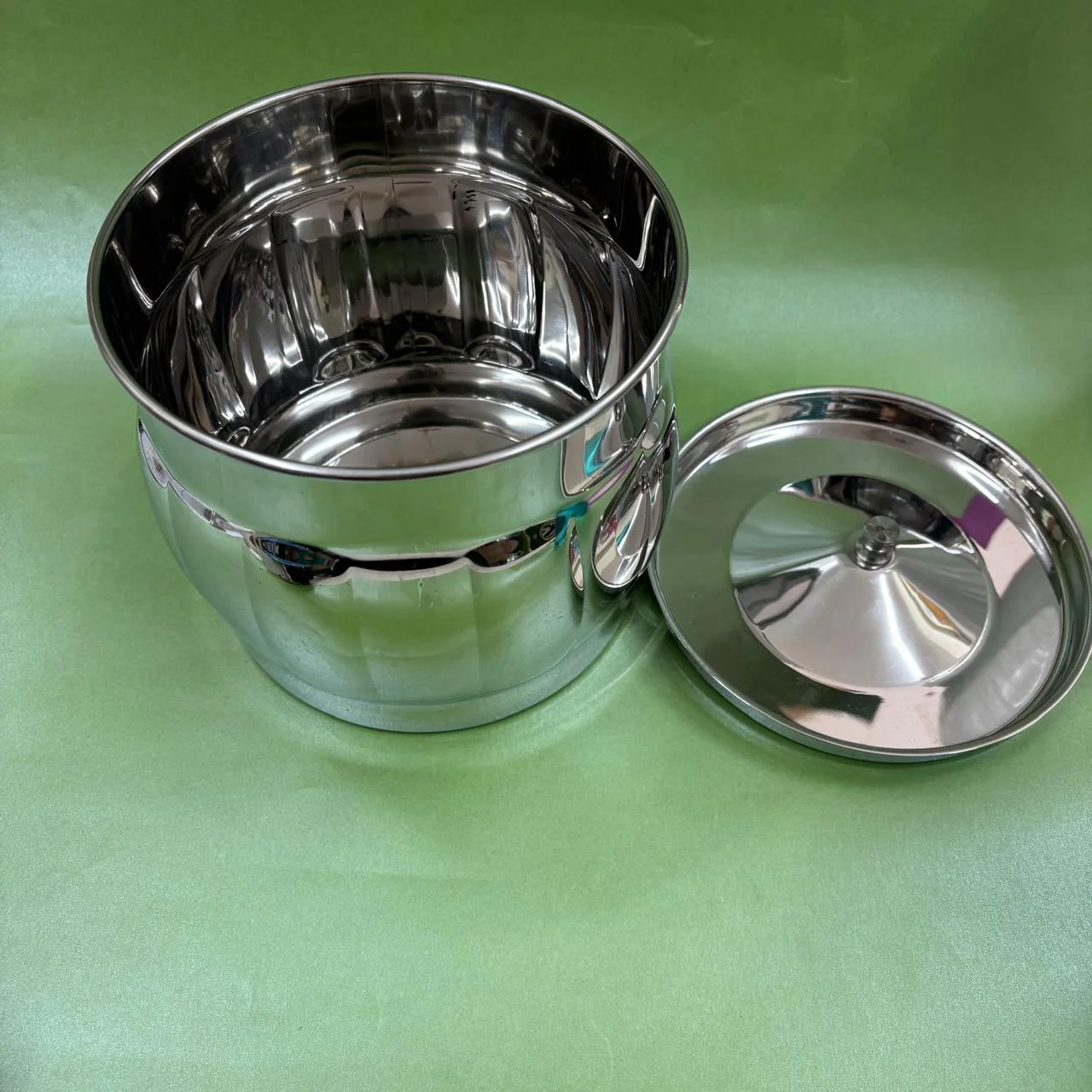 Fancy Stainless Steel Storage Container with Lid - Image 6