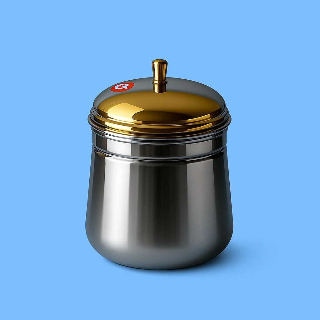Ghee Pot in Stainless Steel - Image 6