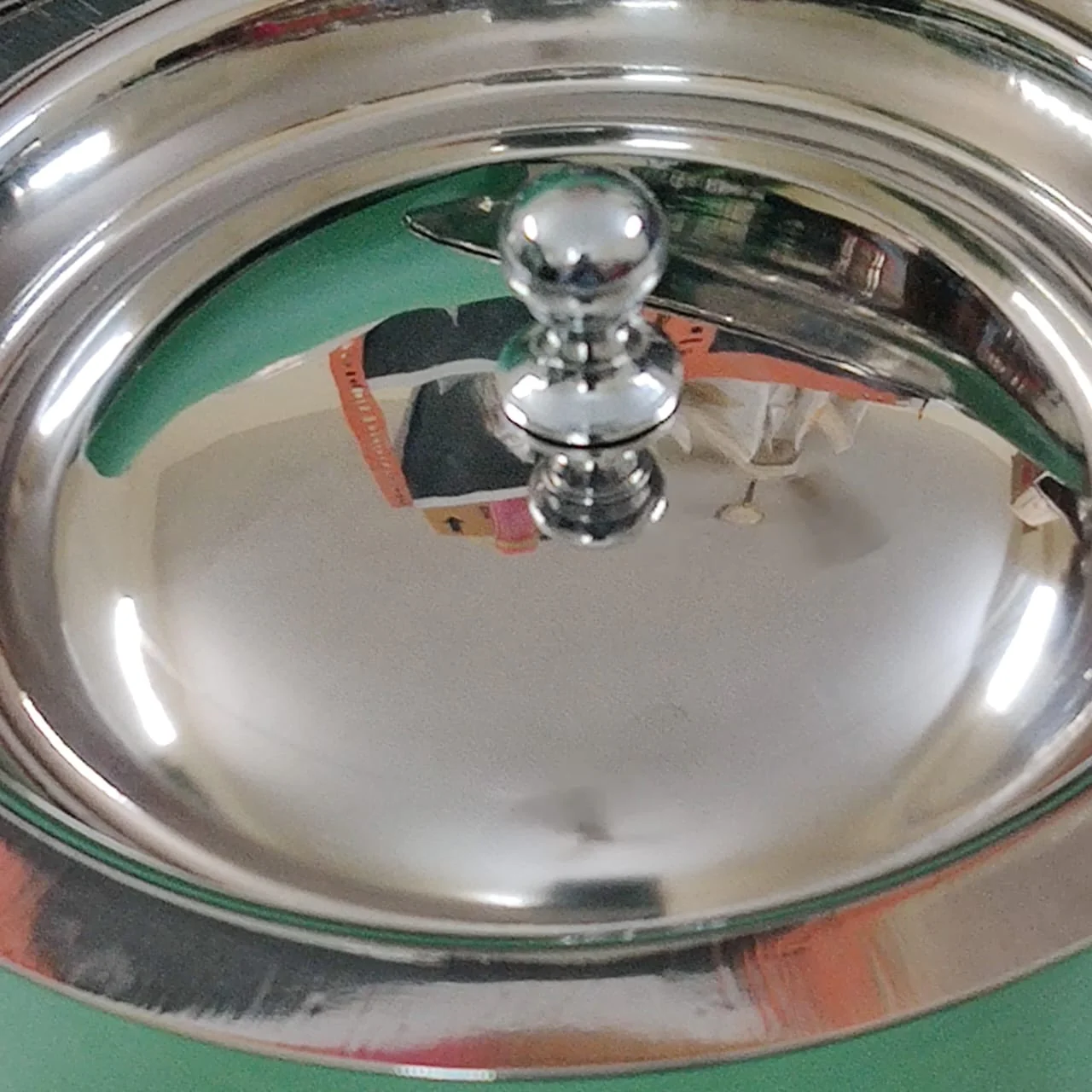 Karaikudi Tall Serving Bowl with lid Set of 3 - Image 3