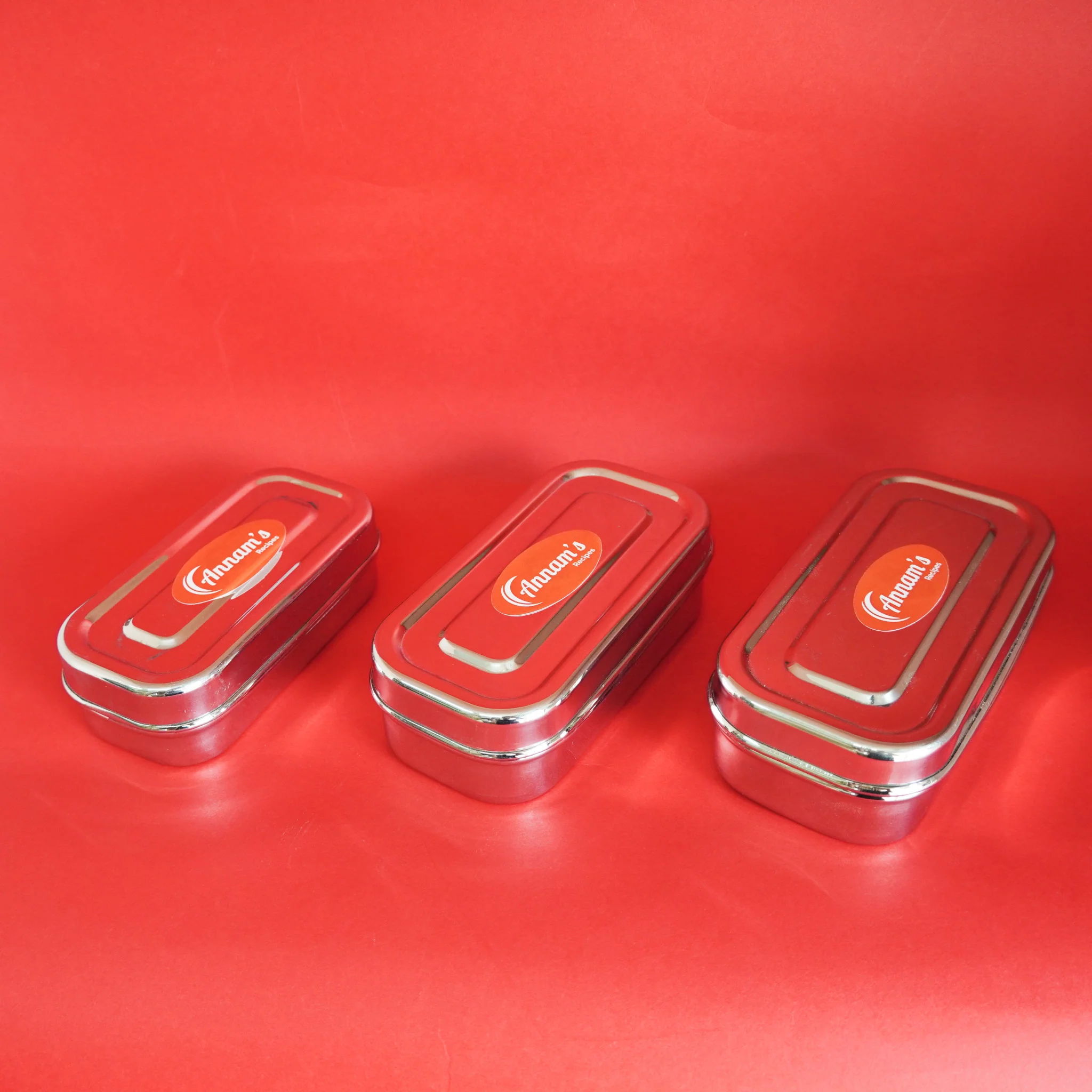 Rectangle Lunch Box - Set of 3 - Image 2