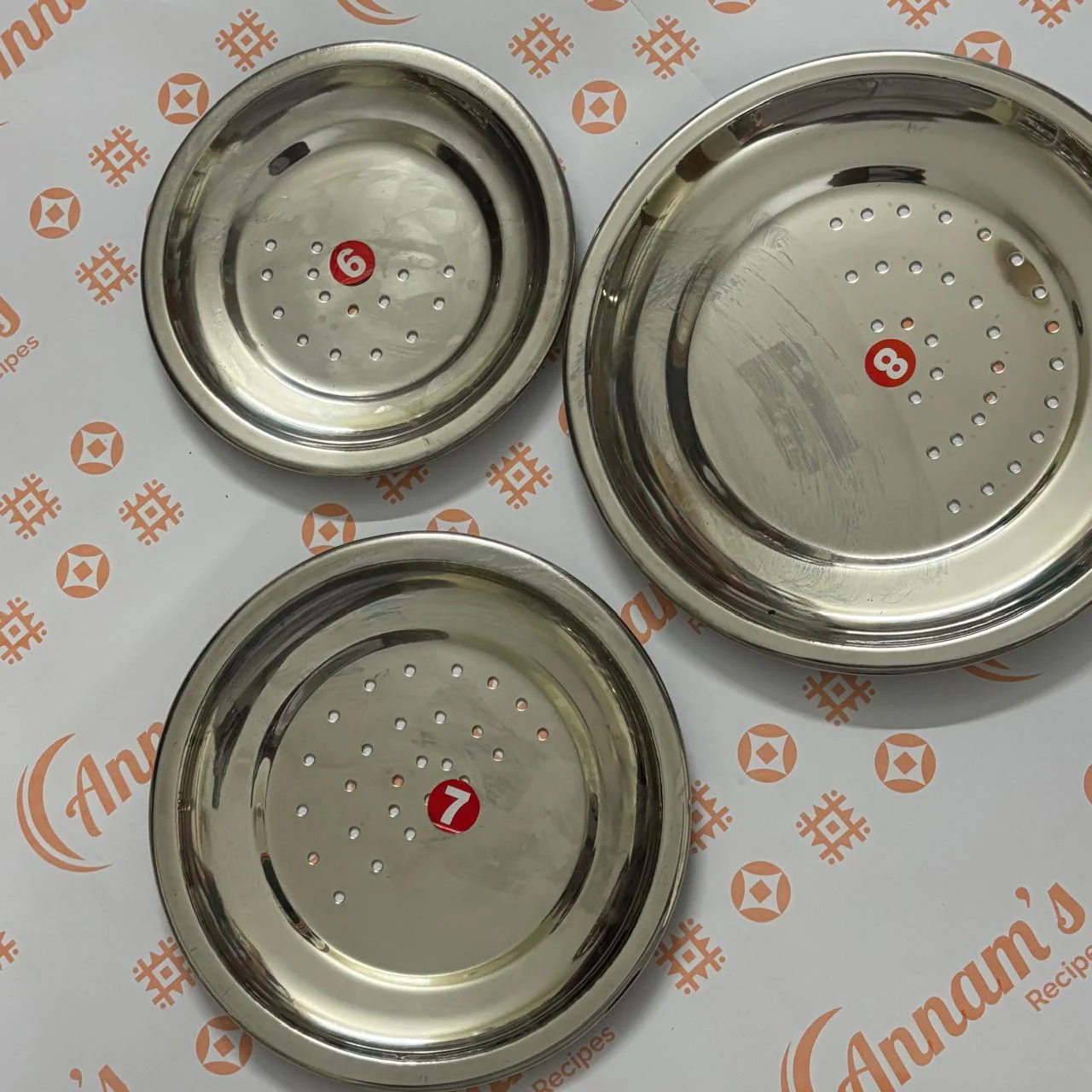 Rice pot strainer plate in stainless steel - Image 5