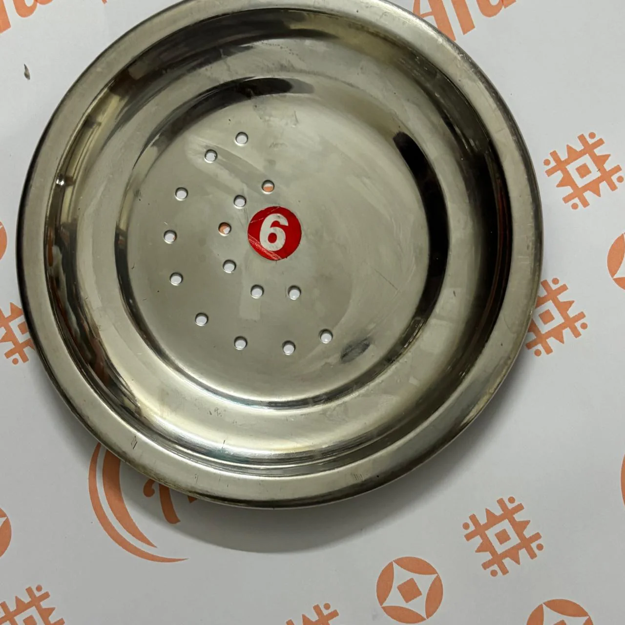 Rice pot strainer plate in stainless steel - Image 7