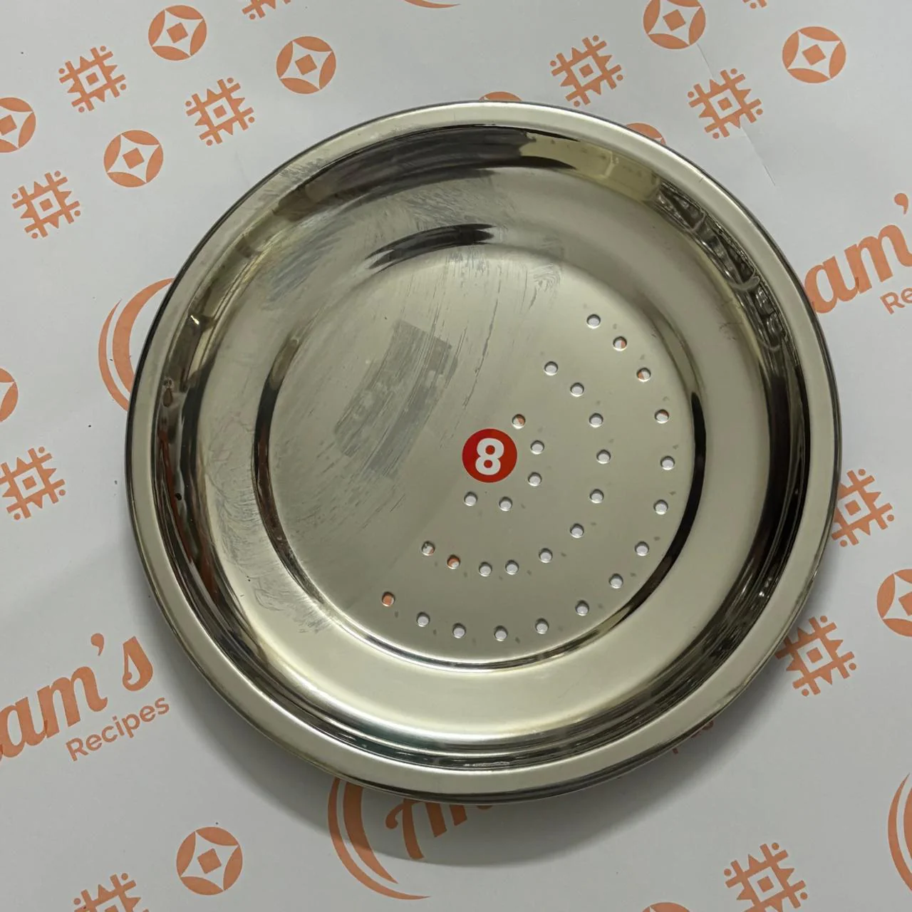 Rice pot strainer plate in stainless steel - Image 8