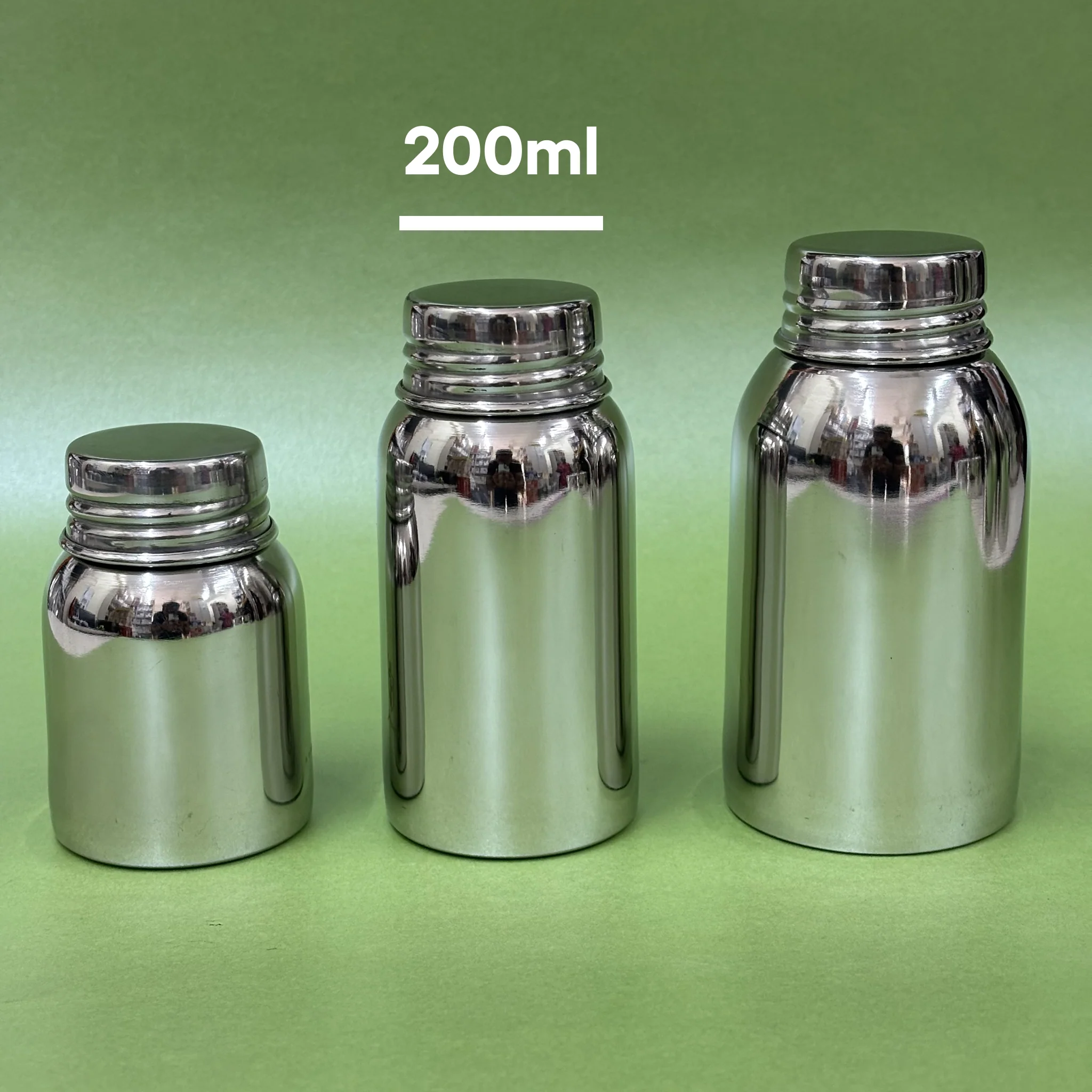 Sambar Bottle Screw Cap - Stainless Steel Container - Image 3