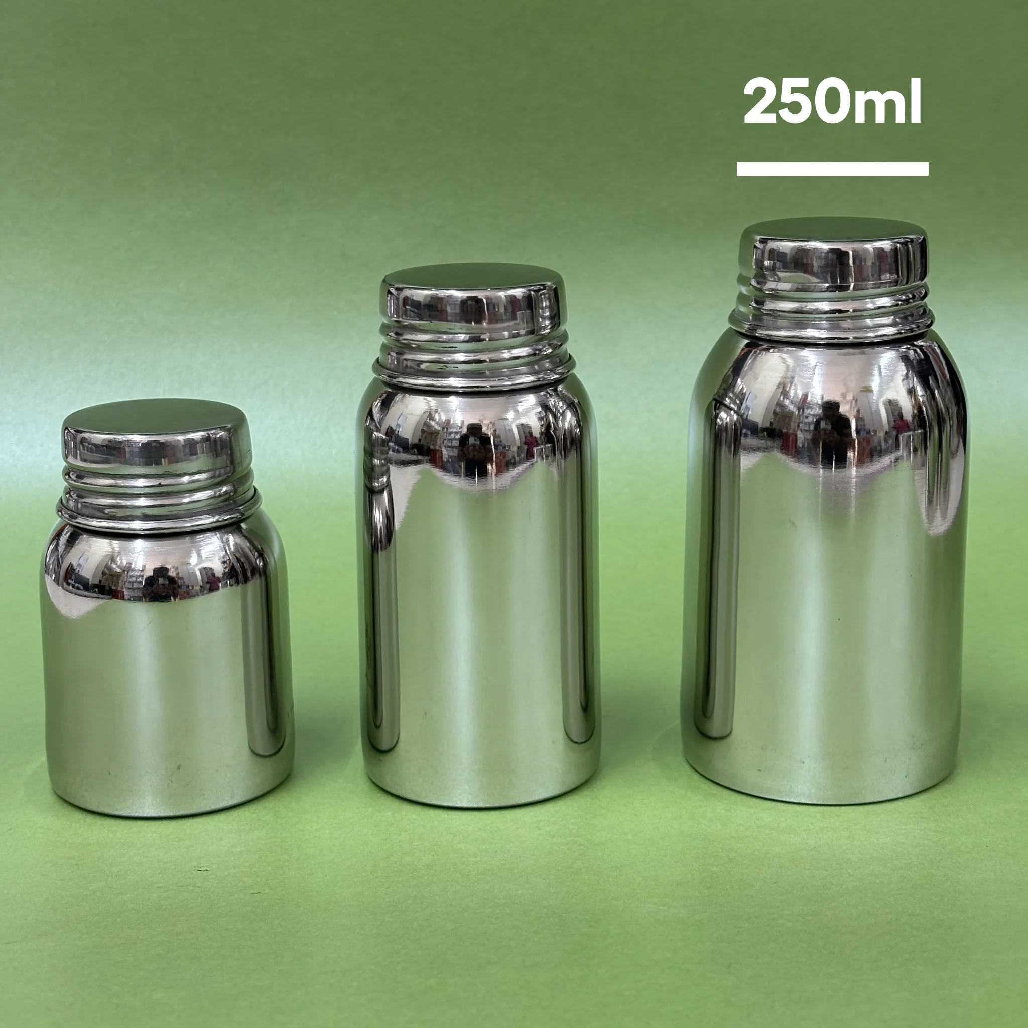 Sambar Bottle Screw Cap - Stainless Steel Container - Image 4