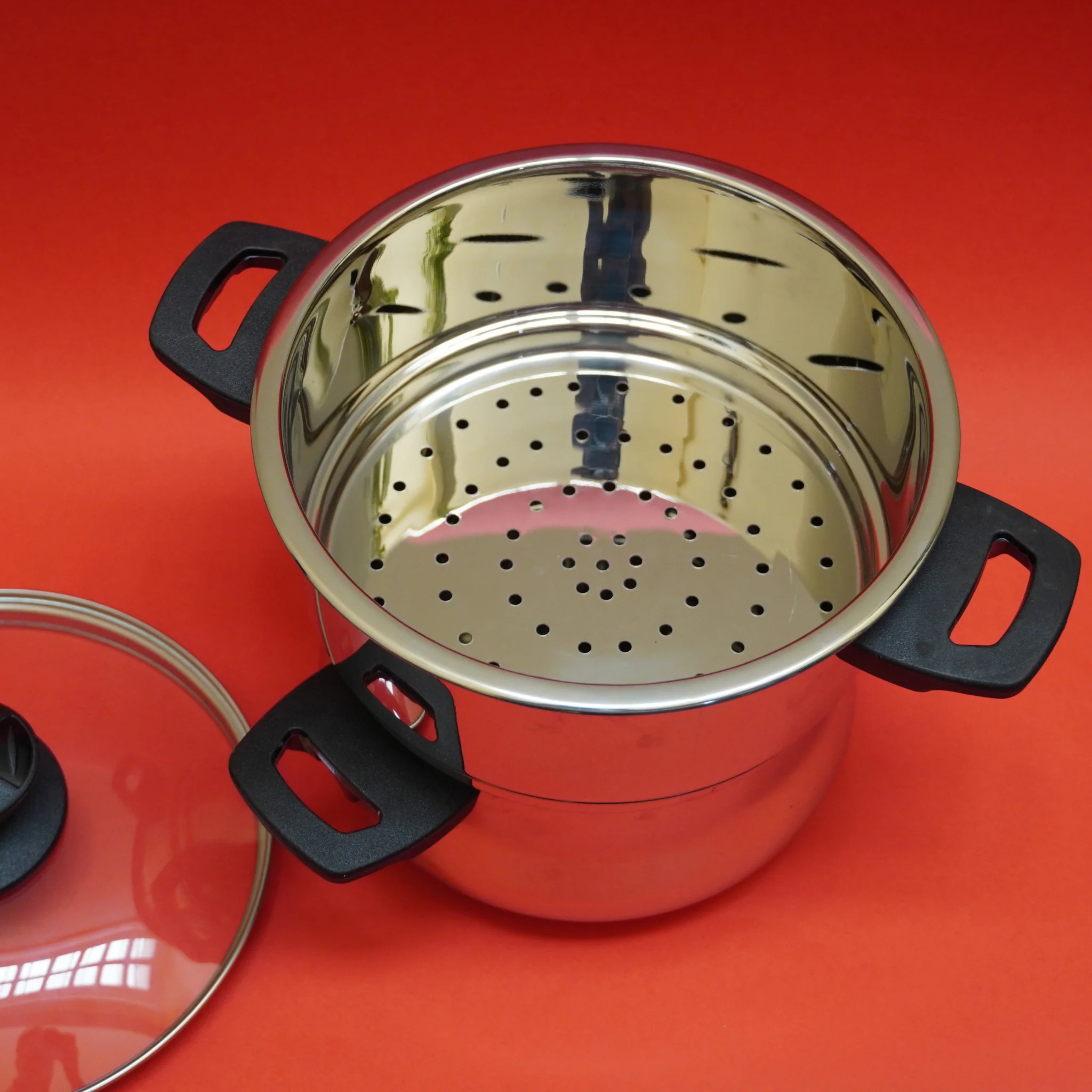 2 Tier Steamer – Stainless Steel - Image 2
