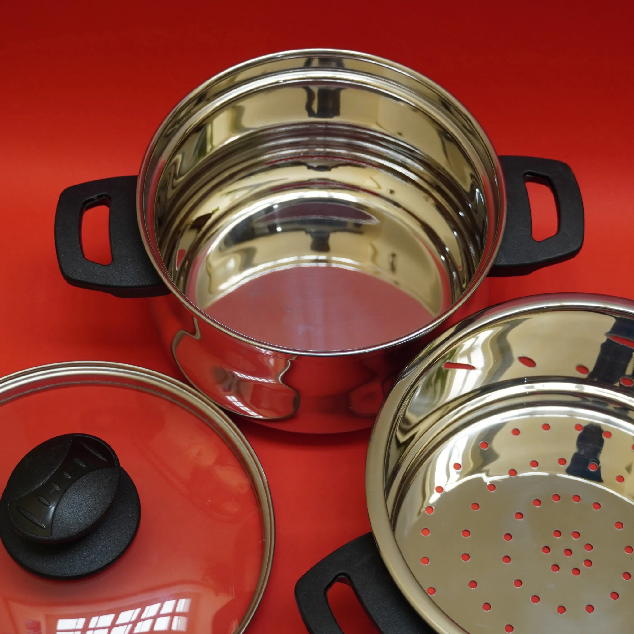 2 Tier Steamer – Stainless Steel - Image 4