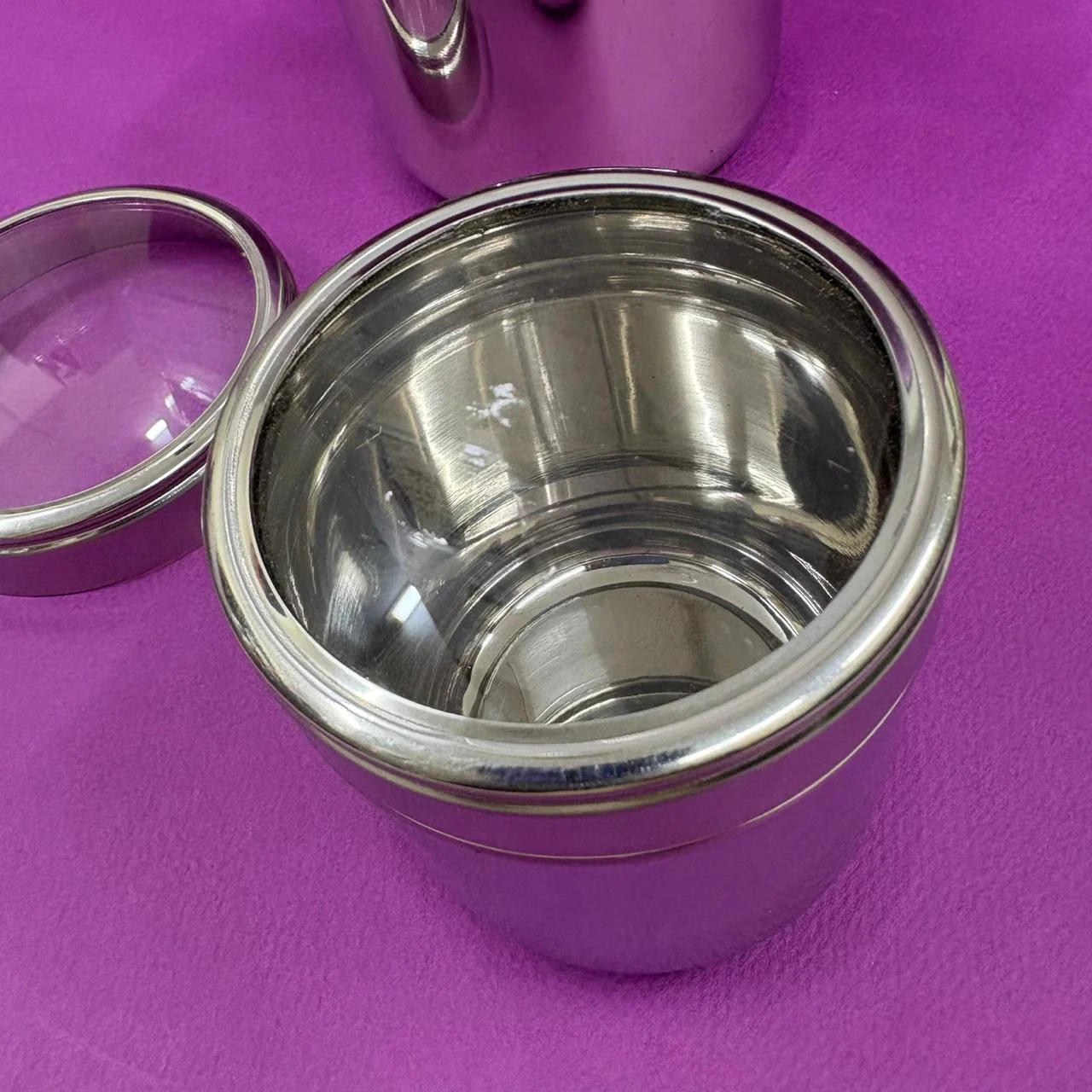 Storage Container with Transparent Lid - Food Grade, Kitchen Storage Jar, Stainless Steel - Image 4