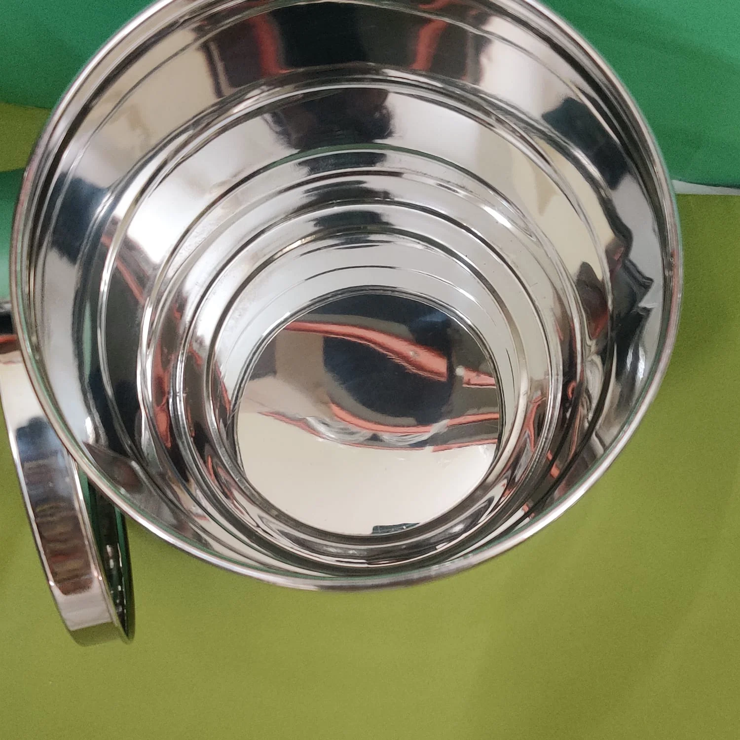 Chettinad Stainless Steel Rice Keeper - Image 3