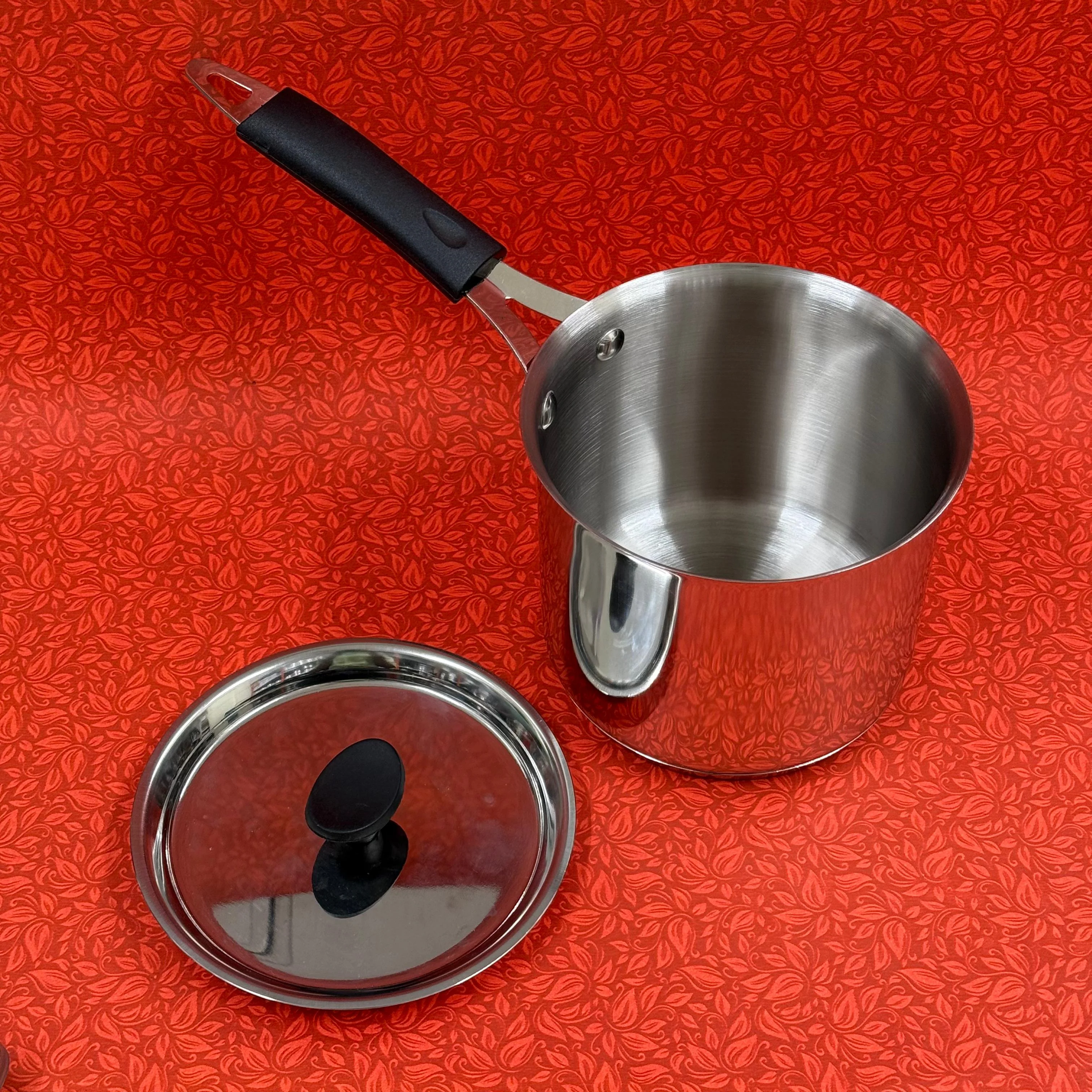 Milk Warmer
– Tall Saucepan Stainless Steel
