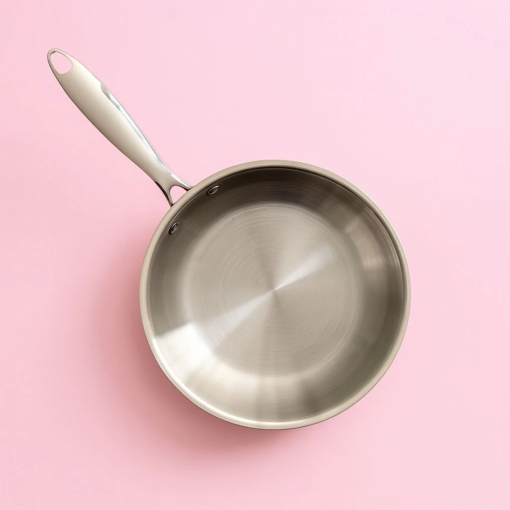 Tri-Ply Stainless Steel Frying Pan – Heavy Duty & Induction Compatible - Image 3