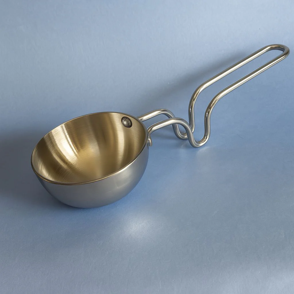 Tri-Ply Stainless Steel Tadka Pan – Small Baby Pan for Tempering - Image 3