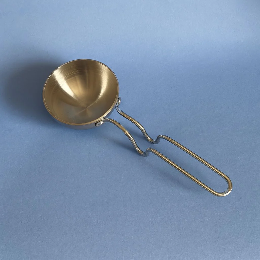 Tri-Ply Stainless Steel Tadka Pan – Small Baby Pan for Tempering - Image 4