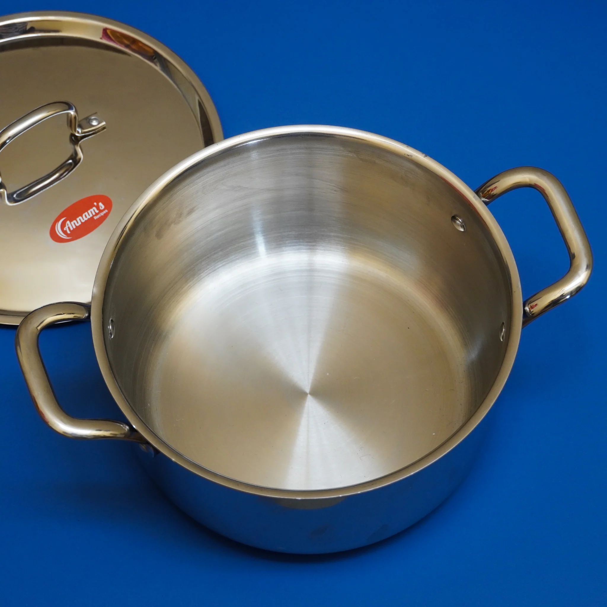 Triply Biryani Pot - Stainless Steel - Image 3