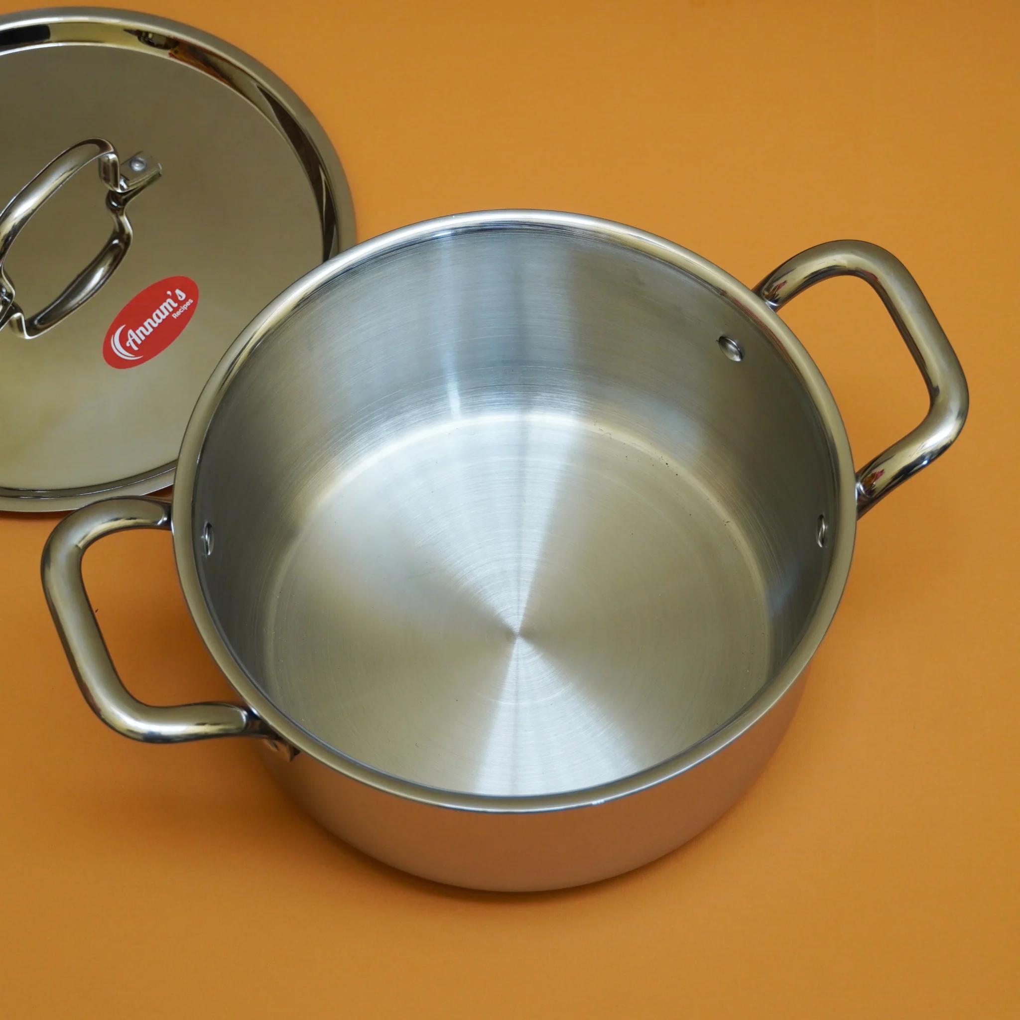 Triply Biryani Pot - Stainless Steel - Image 6