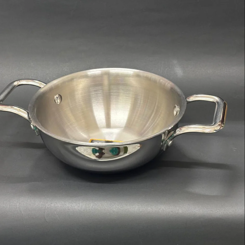 TriPly Deep Kadai  Induction Friendly (Without Lid) - Image 3