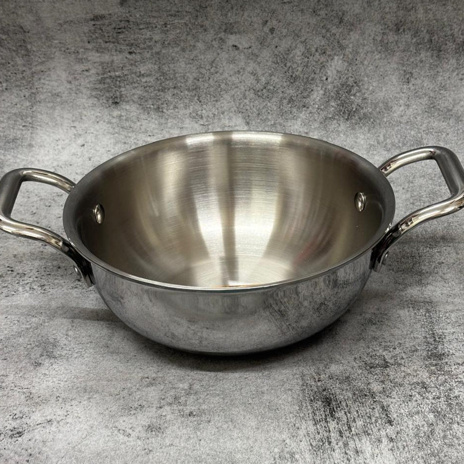 TriPly Deep Kadai  Induction Friendly (Without Lid) - Image 4