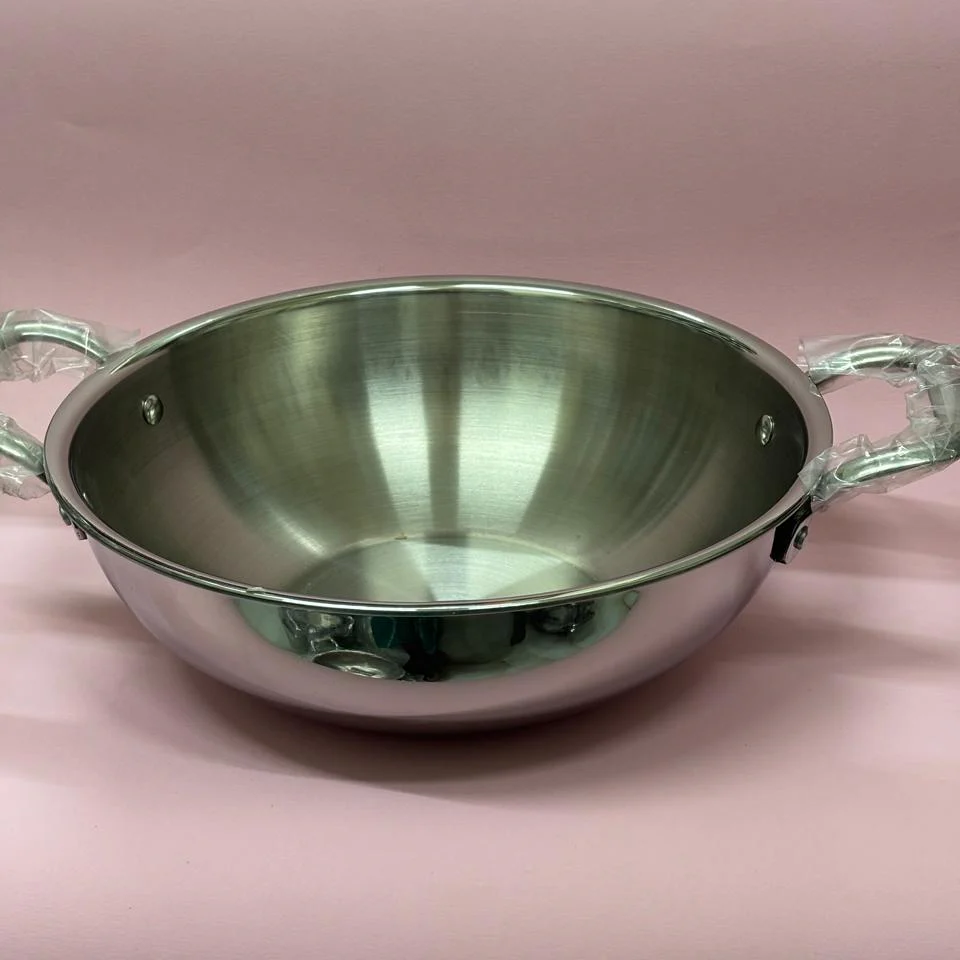TriPly Kadai - Stainless Steel (Without Lid) - Image 3