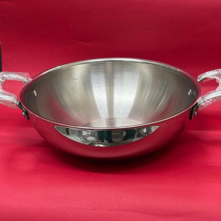 TriPly Kadai - Stainless Steel (Without Lid) - Image 4