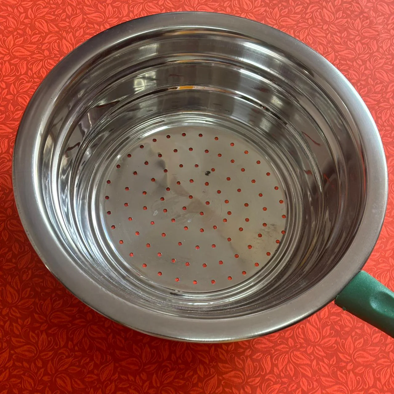 Vegetable Strainer in Stainless Steel with Plastic Handle – Type Two - Image 2